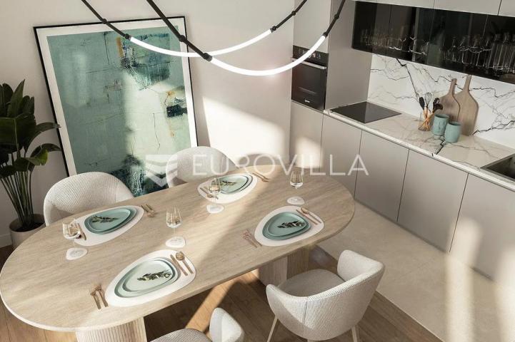 Rijeka, Kantrida, luksuzan trosoban stan NKP 107 m2 u novogradnji