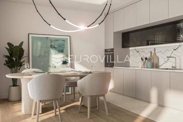 Rijeka, Kantrida, luksuzan trosoban stan NKP 107 m2 u novogradnji