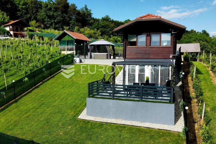 Veliko Trgovišće, prekrasna kuća za odmor 100 m2 s bazenom