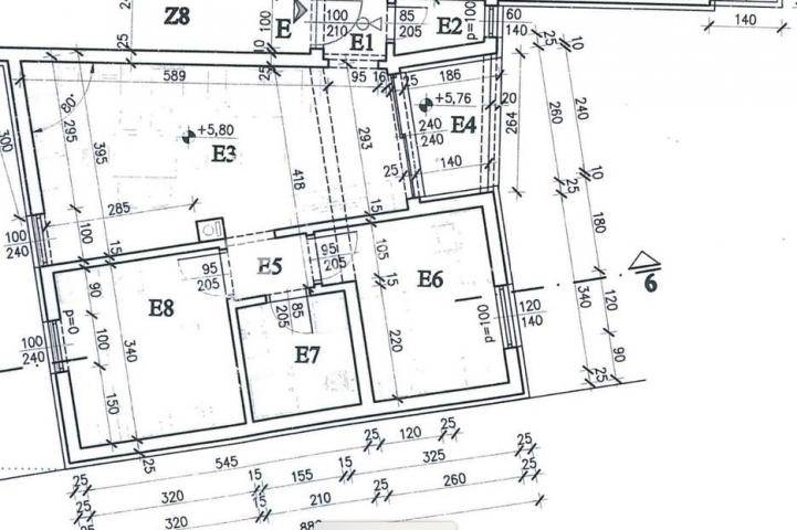 Pula, trosoban stan u  širem centru grada, NKP 54,96 m2