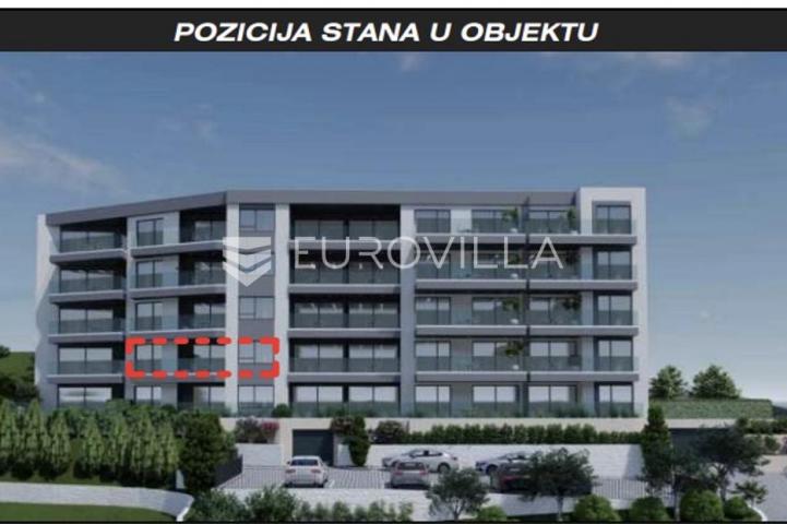 Makarska, prestižan jednosoban stan u novogradnji s prostranom terasom i pogledom na more