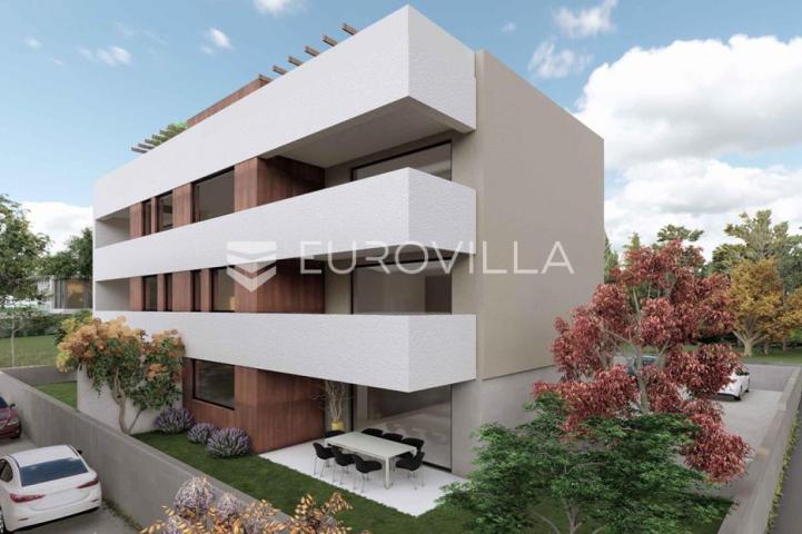 Zadar, Borik moderno koncipiran dvosobni stan u prizemlju s vrtom 85,59 m², S1
