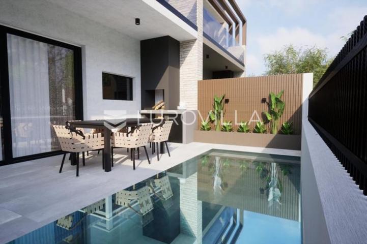 Vodice, NOVOGRADNJA, luksuzna kuća 103,76 m² u nizu s bazenom S3