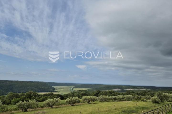 Istra, Grožnjan, vila s bazenom panoramskim pogledom 
