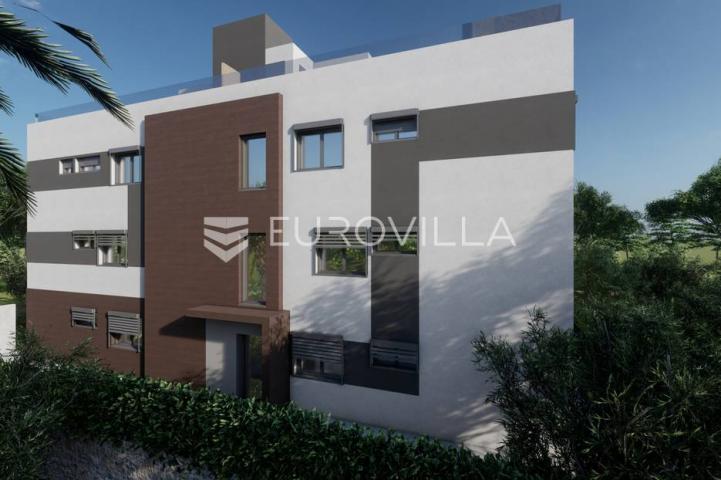 Zadar, Zaton, NOVOGRADNJA, luksuzan dvosoban stan 72,72 m²