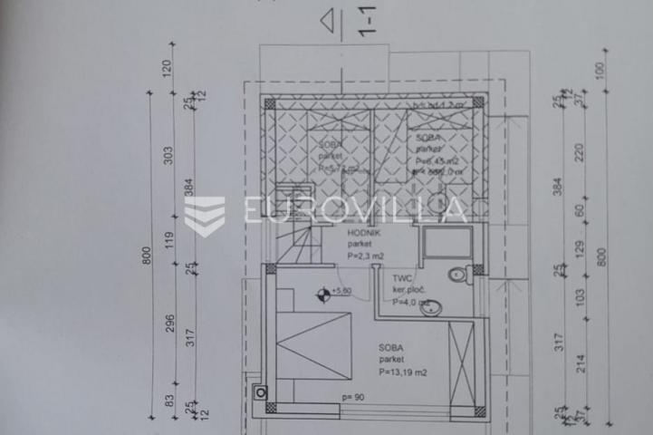 Zagreb, Lašćina, kuća s dva stana, vrtom, garažom, 140 m², Roh, bau