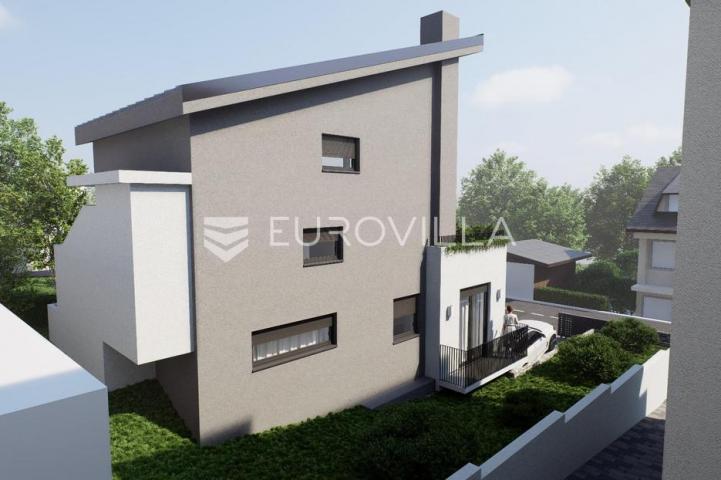 Zagreb, Lašćina, kuća s dva stana, vrtom, garažom, 140 m², Roh, bau