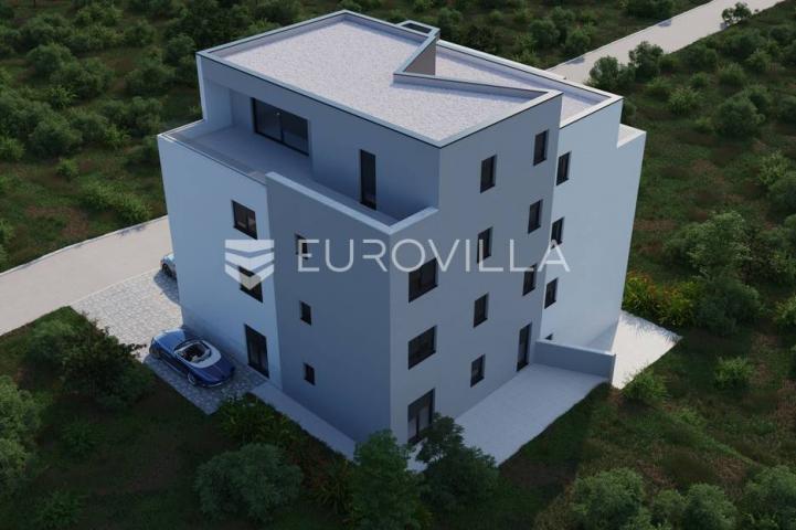 Pag, Mandre, Trosoban stan 98 m² na 1. katu, NOVOGRADNJA u blizini mora