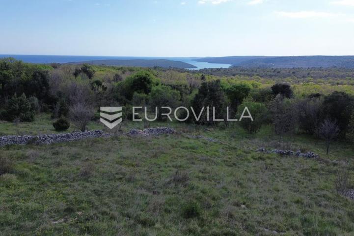 Raša, Sveti Lovreč Labinski, građevinska parcela s direktnim pogledom na more