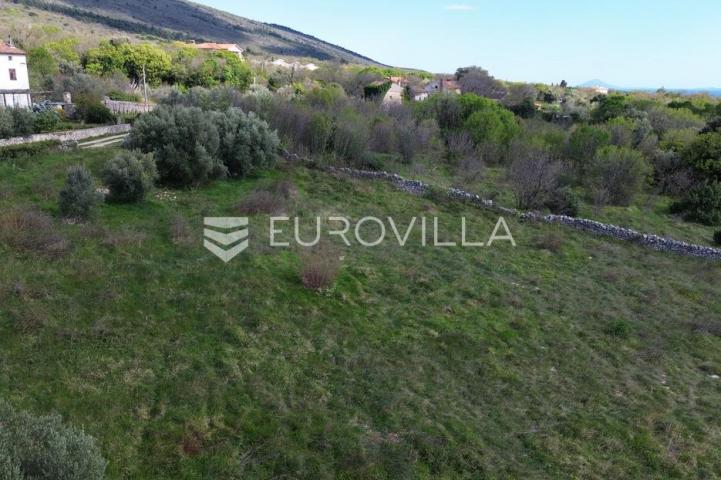 Raša, Sveti Lovreč Labinski, građevinska parcela s direktnim pogledom na more
