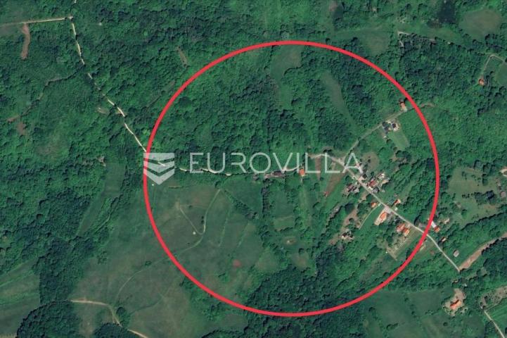 Karlovac, Draganić, prostrano zemljište sa starom kućom površine 27162 m²