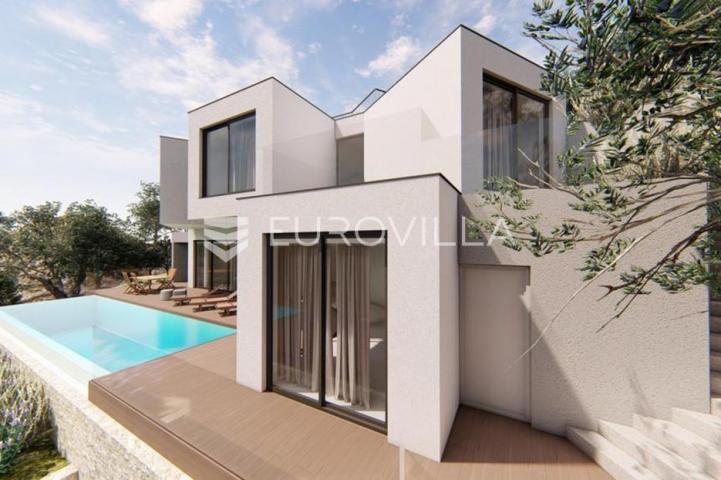 Omiš, Mimice, građevinsko zemljište s dozvolom, 411 m²