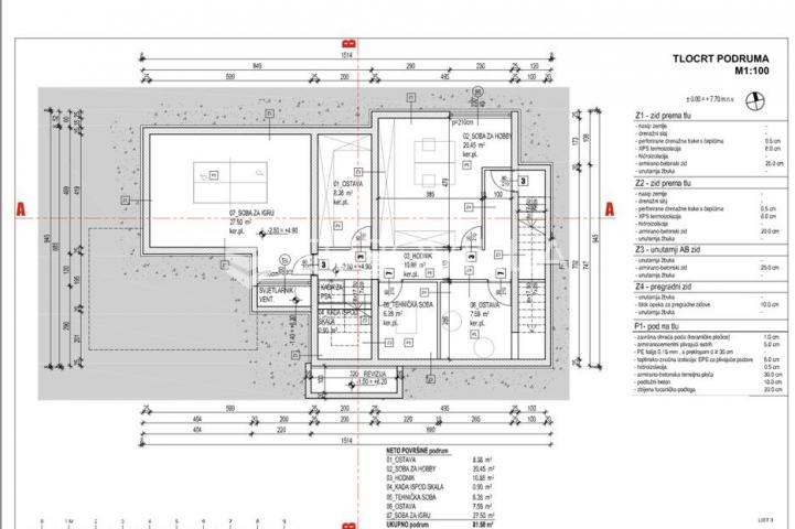 Rogoznica, Ražanj, NOVOGRADNJA, prekrasna kuća s bazenom i pogledom na more, 433,44 m²