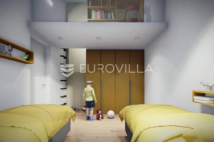 Poreč, kuća B3 u nizu 117 m2, moderan stambeni projekt, mogućnost bazena, pogled na more