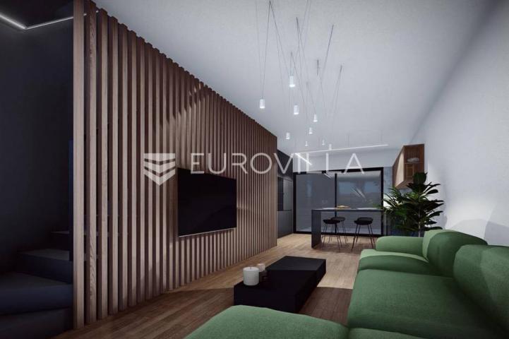 Poreč, kuća B3 u nizu 117 m2, moderan stambeni projekt, mogućnost bazena, pogled na more