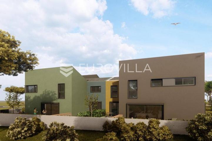 Poreč, kuća B3 u nizu 117 m2, moderan stambeni projekt, mogućnost bazena, pogled na more