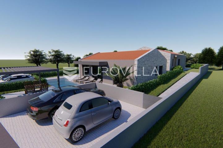 Istra, Poreč, Moderna prizemnica s bazenom, novogradnja