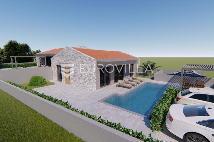 Istra, Poreč, Moderna prizemnica s bazenom, novogradnja