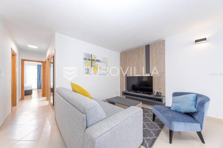 Istra, Umag, penthouse opremljen apartman, terasa, pogled na more D30