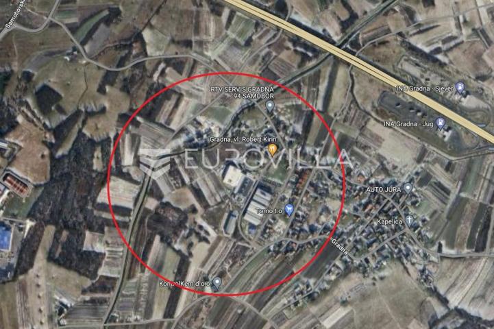 Samobor, građevinsko zemljište 5160 m2 unutar gospodarske namjene