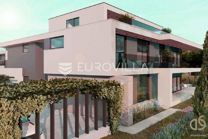 Istra, Rovinj, luksuzni trosobni stan u prizemlju 129,57 m² s vrtom 625 m² i bazenom