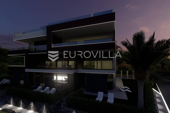 Zadar, Zaton, NOVOGRADNJA, luksuzan trosoban penthouse s krovnom terasom 141,75 m²