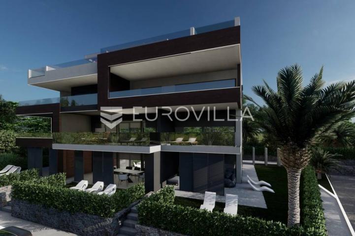 Zadar, Zaton, NOVOGRADNJA, luksuzan trosoban penthouse s krovnom terasom 141,75 m²