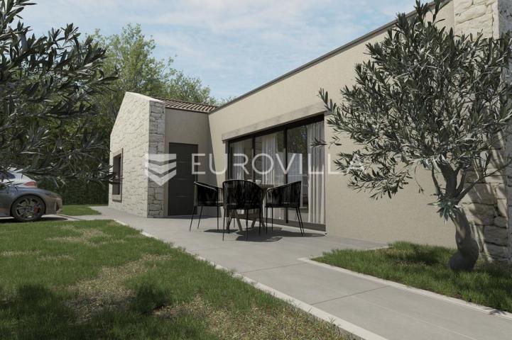 Istra, Poreč, građevinsko zemljište s građevinskom dozvolom, 735 m2 