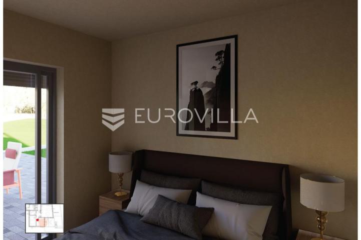 Vodice, NOVOGRADNJA, moderan dvosoban stan s bazenom, 90,13 m²