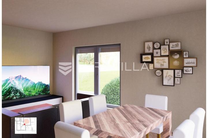 Vodice, NOVOGRADNJA, moderan dvosoban stan s bazenom, 90,13 m²