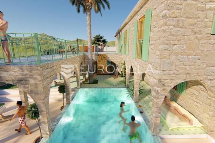 Brač, Supetar, građevinsko zemljište površine 3000 m²
