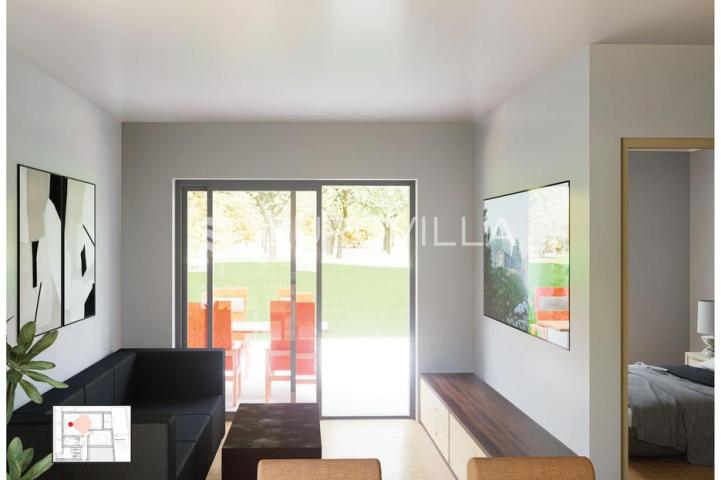 Vodice, NOVOGRADNJA, prekrasan jednosoban stan s vrtom, 61,70 m²