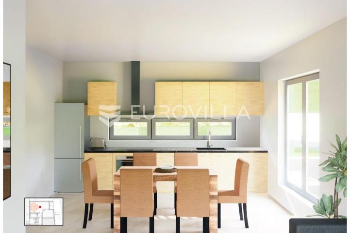 Vodice, NOVOGRADNJA, prekrasan jednosoban stan s vrtom, 61,70 m²