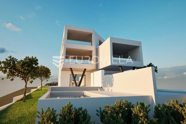Vodice, lijep dvosoban stan s pogledom na more, 97,28 m²