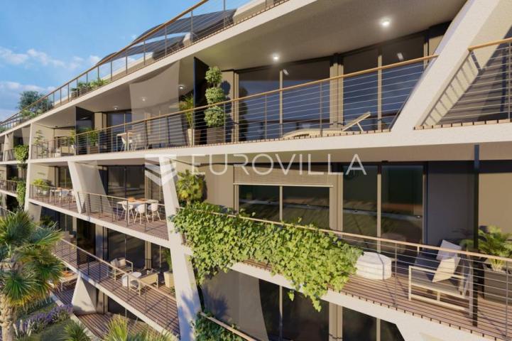 Istra, Pula, Marina Veruda, STAN B4, 50,03 m2, luksuzni stan sa bazenom i pogledom na more