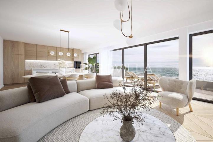 Opatija, Volosko, luksuzan dvosoban stan 69,37 m², pogled na more