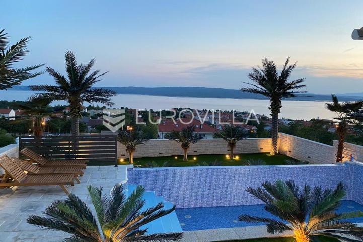 Selce, Crikvenica, izuzetna luksuzna vila, neto korisna površina 400 m² s bazenom i pogledom na more