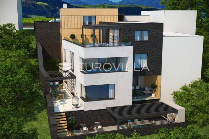 Zagreb, Gornji grad Medveščak, luksuzan četverosoban penthouse NKP 121 m2, NOVOGRADNJA