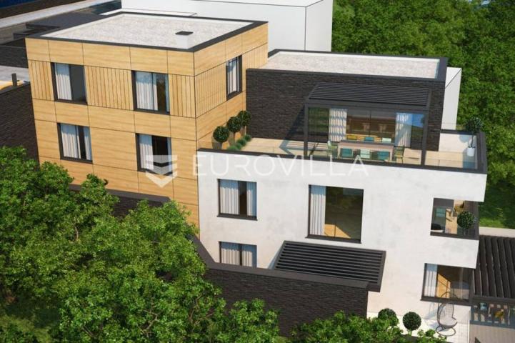 Zagreb, Gornji grad Medveščak, luksuzan četverosoban penthouse NKP 121 m2, NOVOGRADNJA