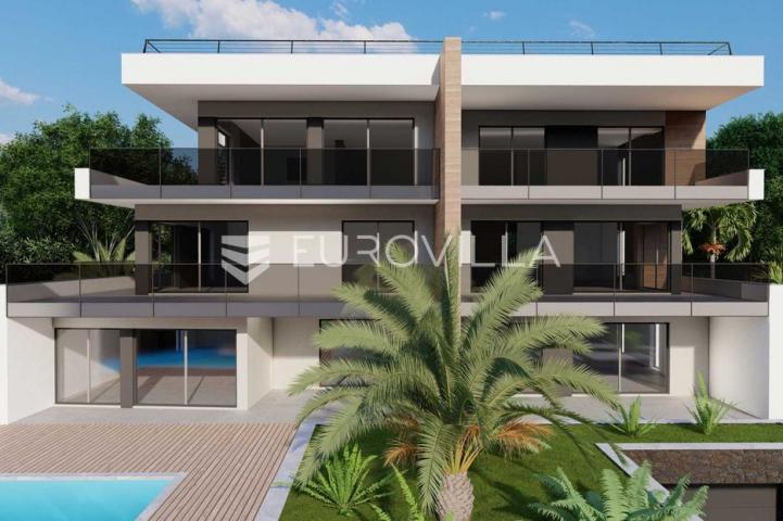 Rijeka, Kantrida, moderan četverosoban stan 86,47 m², pogled na more