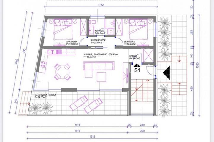 Istra, Medulin, atraktivno građevinsko zemljište 500 m2 u blizini plaža za prizemlje+ 2 kata