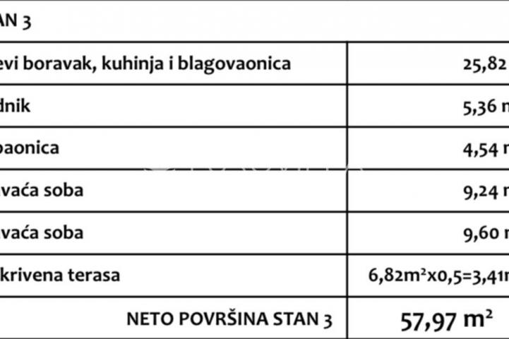 Pag, Šimuni, dvosoban stan drugi red do mora