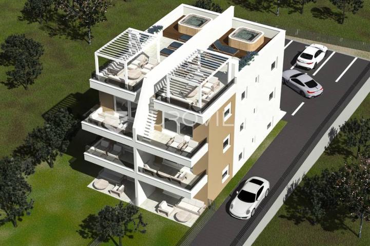 Pag, Mandre trosoban stan, apartman S3 na drugom katu penthouse 71 m² NOVOGRADNJA