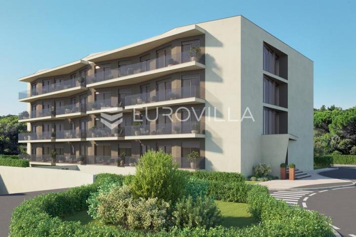 Istra, Poreč, jednosoban stan u prizemlju moderne novogradnje 53 m²