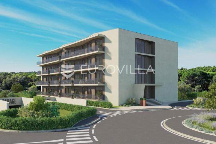 Istra, Poreč, jednosoban stan u prizemlju moderne novogradnje 53 m²