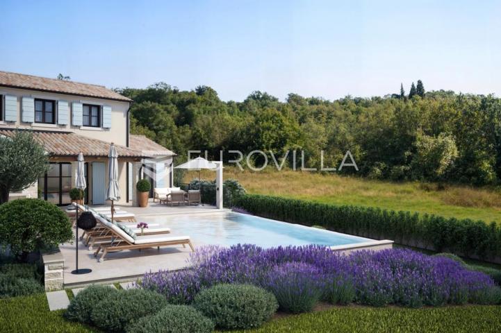 Istra, Mofardini, Građevinsko zemljište, 964 m², s otvorenim pogledom i građevinskom dozvolom
