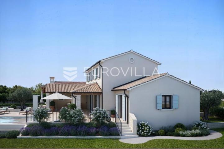 Istra, Mofardini, Građevinsko zemljište, 964 m², s otvorenim pogledom i građevinskom dozvolom