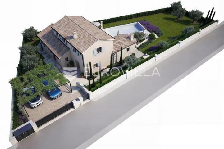 Istra, Mofardini, Građevinsko zemljište, 964 m², s otvorenim pogledom i građevinskom dozvolom