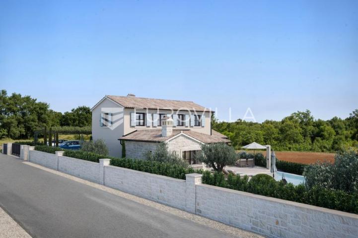 Istra, Mofardini, Građevinsko zemljište, 964 m², s otvorenim pogledom i građevinskom dozvolom