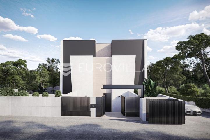 Zadar, luksuzni četverosobni dvoetažni stan s bazenom i pogledom 360, u novogradnji 200 m²